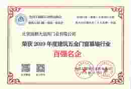 建筑五金门窗百强企业