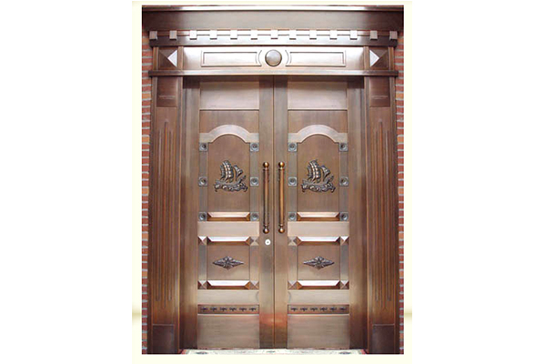 双开入户铜门